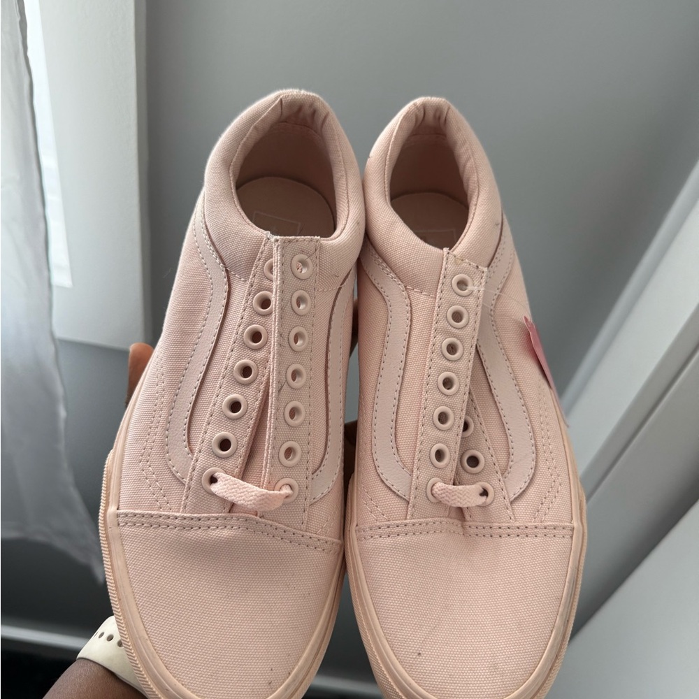 Vans Pink Old Skool Sneakers Monochromatic Design